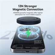 Incarcator wireless magnetic Qi2 Baseus, negru, P10273300121-02