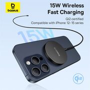 Incarcator wireless Baseus Simple Mini4 Air, 15W, negru, P10278200111-00