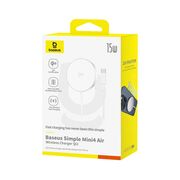 Incarcator wireless Baseus Simple Mini4 Air, 15W, gri, P10278200S11-00