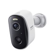 Camera supraveghere exterior wifi 2k, two-way talk, color night vision, ip67, 7.800mah Baseus, S0ST002130, alb