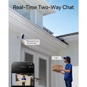 Camera securitate 2K exterior Baseus, 16gb, two-way talk, night vision, ip67, 10.500mah, S0TZ002130, 10.500mAh