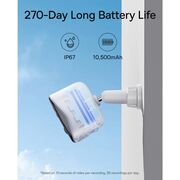 Camera securitate 2K exterior Baseus, 16gb, two-way talk, night vision, ip67, 10.500mah, S0TZ002130, 10.500mAh