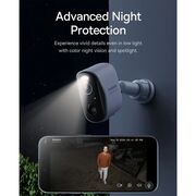 Camera securitate 2K exterior Baseus, 16gb, two-way talk, night vision, ip67, 10.500mah, S0TZ002130, 10.500mAh