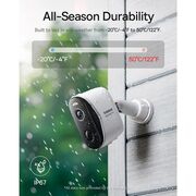 Camera securitate 2K exterior Baseus, 16gb, two-way talk, night vision, ip67, 10.500mah, S0TZ002130, 10.500mAh