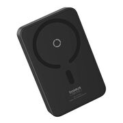 Baterie externa Baseus - power bank magpro magnetic ppcxz05 (p10064101123-00) - usb-c, 5000mah, 20w, magsafe, cable type-c, 3a, 30cm - negru