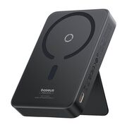 Baterie externa Baseus - power bank magpro magnetic ppcxz05 (p10064101123-00) - usb-c, 5000mah, 20w, magsafe, cable type-c, 3a, 30cm - negru