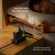 Incarcator priza Fast Charge 2in1 Baseus GaN5 Pro, 100W, alb