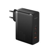 Incarcator priza tip C USB Baseus GaN5 Pro Digital, 160W 2xType-C, USB, 160W, cu Cablu Type-C, 240W, negru