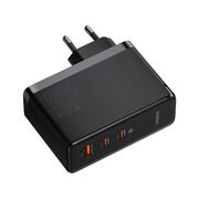 Incarcator priza tip C USB Baseus GaN5 Pro Digital, 160W 2xType-C, USB, 160W, cu Cablu Type-C, 240W, negru