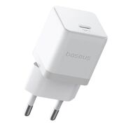 Incarcator Fast Charging Type-C Baseus Palm cu cablu Type-C la Type-C 1m, PD 20W, alb P10111602213-01