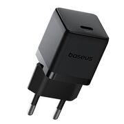 Incarcator priza Baseus - wall charger palm (p10111605113-01) - fast charger, cu cablu type-c la type-c, 30w, 5v/3.0a, 1m - cluster black