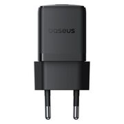 Incarcator priza Baseus - wall charger palm (p10111605113-01) - fast charger, cu cablu type-c la type-c, 30w, 5v/3.0a, 1m - cluster black