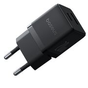 Incarcator priza Baseus - wall charger palm (p10111608113-00) - 2 in 1 fast charger, usb, type-c, 20w, 5v/3a - cluster black