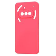 Husa pentru  Nothing Phone (3a) Liquid Silicone, subțire, captusita cu microfibra, anti amprentă, protectie cameră foto, Fucsia