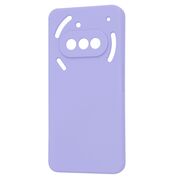 Husa pentru  Nothing Phone (3a) Liquid Silicone, subțire, captusita cu microfibra, anti amprentă, protectie cameră foto, Lavanda