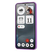 Husa pentru  Nothing Phone (3a) Liquid Silicone, subțire, captusita cu microfibra, anti amprentă, protectie cameră foto, Mov