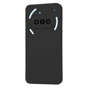 Husa pentru  Nothing Phone (3a) Liquid Silicone, subțire, captusita cu microfibra, anti amprentă, protectie cameră foto, Negru