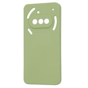 Husa pentru  Nothing Phone (3a) Liquid Silicone, subțire, captusita cu microfibra, anti amprentă, protectie cameră foto, Verde