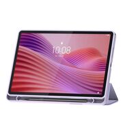 Husa pentru Lenovo Tab 10.1 2025 TB311 Soft Shell cu functie wake-up/sleep si compartiment pentru stylus, tip stand - Lavanda