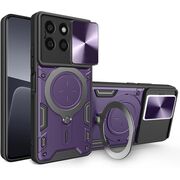 Husa pentru  Honor X8c cu protecție pentru cameră și suport magnetic integrat Ring Shockproof, Mov