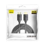 Cablu HDMI laptop televizor 8K Baseus, 3m, CAKGQ-L01, negru