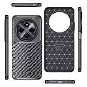 Husa de protectie pentru  Xiaomi 15 Ultra Auto Focus Slim, Anti-Scratch, cu fibra de carbon si protectie lentile - Negru denim