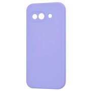 Husa pentru  Google Pixel 9A Liquid Silicone, subțire, captusita cu microfibra, anti amprentă, protectie cameră foto, Lavanda