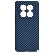 Husa pentru  Xiaomi Redmi Note 14 Pro+ Plus CarbonFiber UltraSlim, Lightweight, Albastru