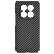Husa pentru  Xiaomi Redmi Note 14 Pro+ Plus CarbonFiber UltraSlim, Lightweight, Negru