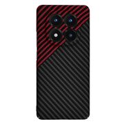 Husa pentru  Xiaomi Redmi Note 14 Pro+ Plus CarbonFiber UltraSlim, Lightweight, Rosu inchis