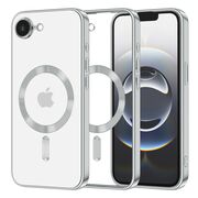 Husa pentru  iPhone 16e cu MagSafe si protectie pentru lentile anti-shock 1.5 mm transparent - Argintiu