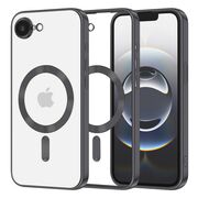 Husa pentru  iPhone 16e cu MagSafe si protectie pentru lentile anti-shock 1.5 mm transparent - Negru