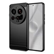 Husa pentru Xiaomi 15 Ultra Carbon Liquid Silicone, Negru