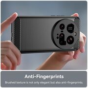 Husa pentru Xiaomi 15 Ultra Carbon Liquid Silicone, Negru