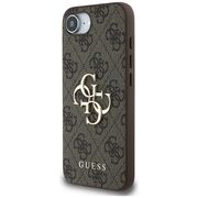 Husa premium pentru  iPhone 16e Guess Elegance Series - Maro 