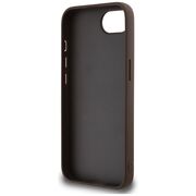 Husa premium pentru  iPhone 16e Guess Elegance Series - Maro inchis