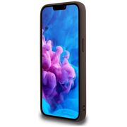 Husa premium pentru  iPhone 16e Guess Elegance Series - Maro inchis