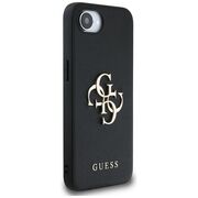 Husa premium pentru  iPhone 16e Guess Elegance Series - Negru denim
