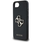 Husa premium pentru  iPhone 16e Guess Elegance Series - Negru denim