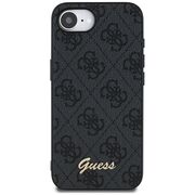 Husa premium pentru  iPhone 16e Guess Elegance Series - Negru
