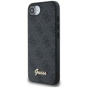 Husa premium pentru  iPhone 16e Guess Elegance Series - Negru