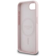 Husa premium pentru  iPhone 16e Guess Elegance Series - Roz neon