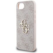 Husa premium pentru  iPhone 16e Guess Elegance Series - Roz pal