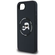 Husa premium pentru  iPhone 16e Karl Lagerfeld compatibila Magsafe - Negru