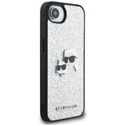 Husa premium pentru  iPhone 16e Karl Lagerfeld superior quality - Argintiu