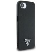 Husa premium pentru  iPhone 16e compatibila MagSafe Guess Luxury Series - Negru electric