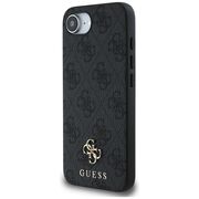 Husa premium pentru  iPhone 16e compatibila MagSafe Guess Luxury Series - Negru