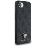 Husa premium pentru  iPhone 16e compatibila MagSafe Guess Luxury Series - Negru