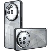 Husa pentru Nothing Phone (3a) Pro Anti-Scratch, Anti-Fingerprint, Anti-Oil, Never-Yellow, transparent / negru