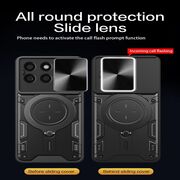 Husa pentru  Honor X8c cu protecție pentru cameră și suport magnetic integrat Ring Shockproof, Albastru